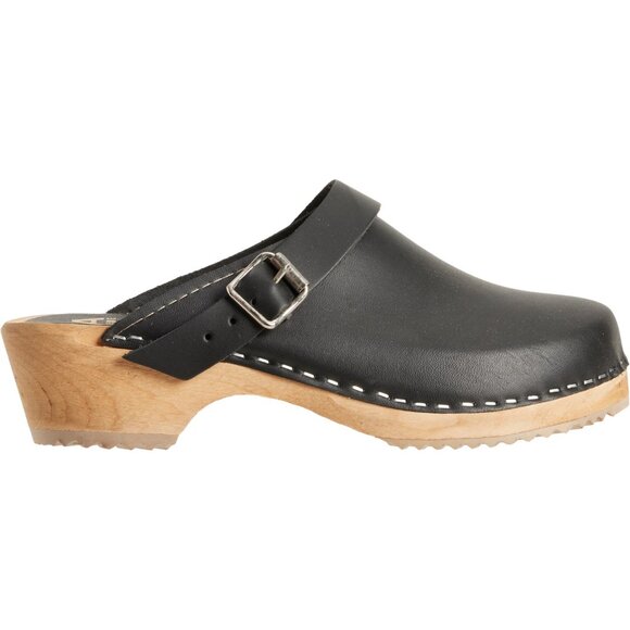 NEW MIA Made in Europe Alma Open Back Swedish Clogs  LEATHER  252 3S7 - Picture 2 of 4